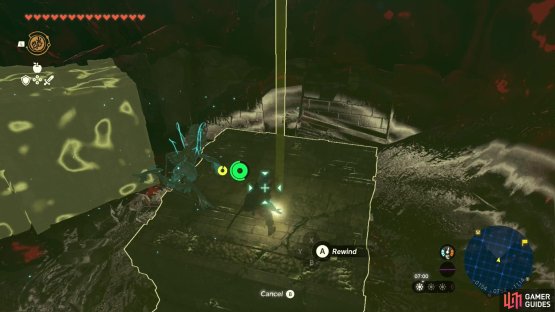 Use recall on one of the fallen blocks