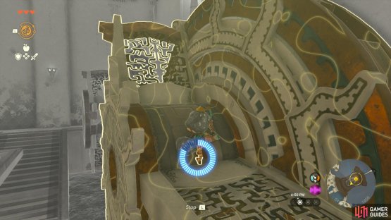 rewind the cog to move up it!