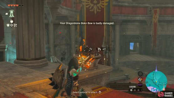 One of the Sanctum braziers you need to light