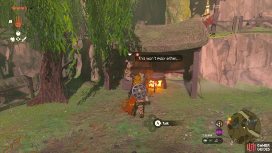 You will find Lasli by her grandma&rsquo;s house, so speak to her to begin the quest