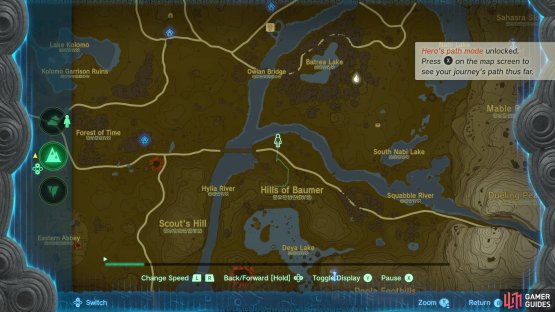 You will see your path traced out for you on the map!