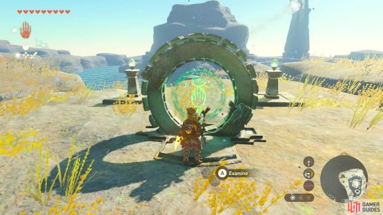 Interact with the Dragon Ring to drain the water on Lightcast Island.