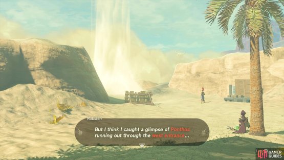 He mentions his friend went out the west gate
