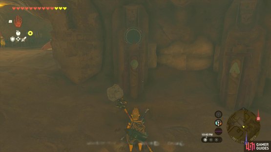 It will go on this statue