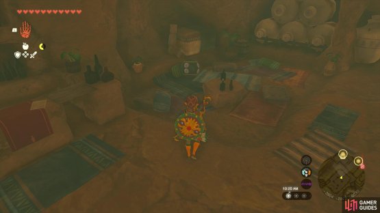 The third orb is just laying on the ground in this room