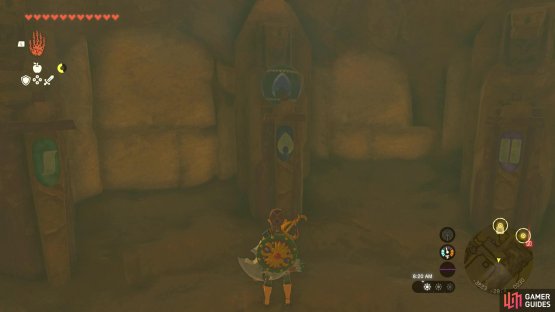 You will find the spot for this orb right here at this statue
