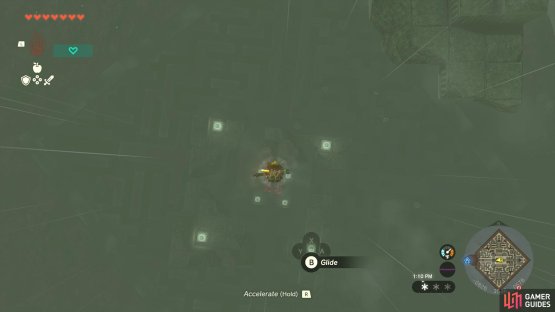 You might have to adjust a little bit when you jump from the top of the sky labyrinth to reach the chasm