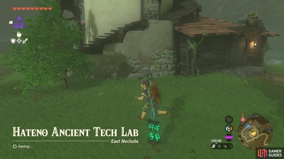 You’ll find !Robbie at the Ancient Tech Lab after doing the two main quests