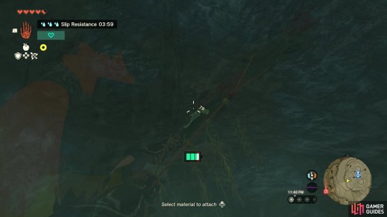 while !Sticky Lizards are inside of caves