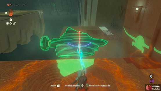 Use the zonai wings as a platform below the treasure chest then ascend up
