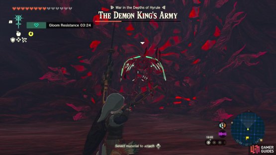 The Gibdo wave consists of Moth Gibdo and normal Gibdo too. Don&rsquo;t forget to use fuse materials!