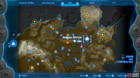 The Lanayru Wetlands surrounding Jonsau Shrine is a great spot to hunt for early game weapons and fusion materials.