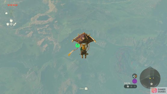 Gliding can cover ground, but also consumes stamina.