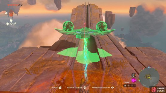 where you&rsquo;ll find a wing device with some attached fans - you can use this to fly much closer to your destination.