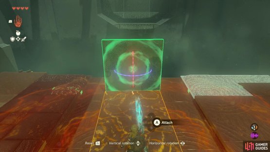 For the second puzzle, build an L-shaped platform,