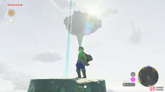 If you see an ensorcelled sky rock make landfall, you can use Recall on it to ride it back up into the sky.