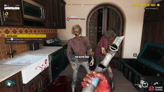 Improvised weapons are fragile, and will break after you defeat a few zombies.