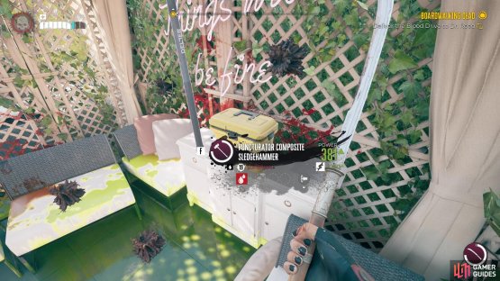This is what you may get from the Poolside Biocontainer in Dead Island 2, depending on when you come back.