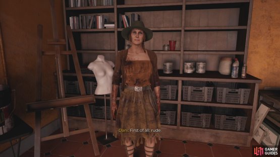 Francesca is an artist and needs zombie parts for her masterpiece