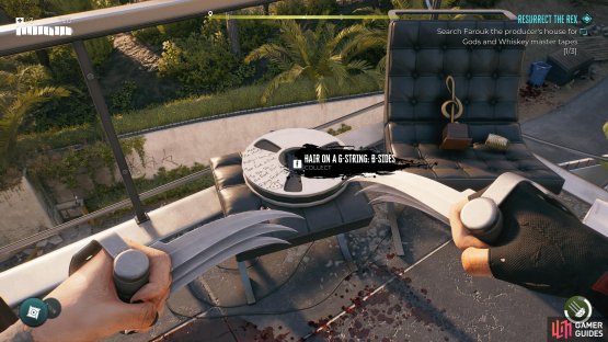 You&rsquo;ll find the second master tape on the balcony here.