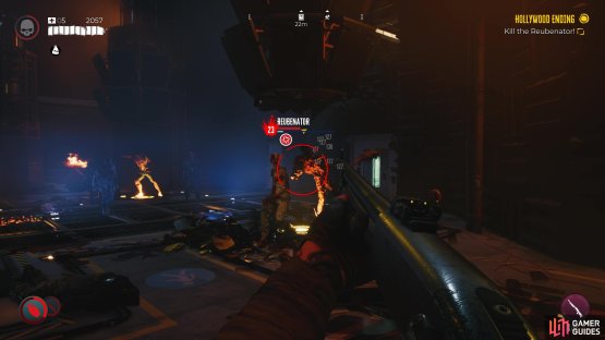 you can also use guns against apex zombies, but try to conserve ammo by melee attacking lesser zombies wherever possible.