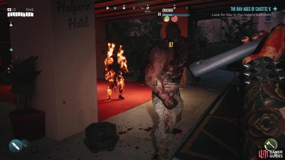 First clear out the zombies from the entrance into Halperin Hotel