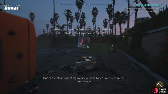 Clear out the zombies near the ambulance