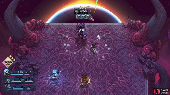 Serai&rsquo;s Disorient is always useful, especially in this battle.