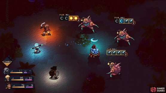 Having multiple enemies that are far away from Valere is one of the best options.