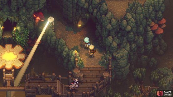 You will want to enter the cave found to the right of the sunshroom.