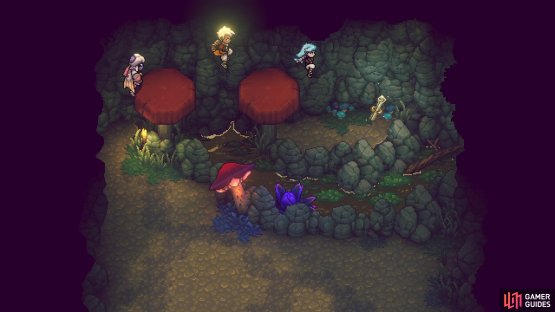 Make your way to the back of the cave to find the combo skill.