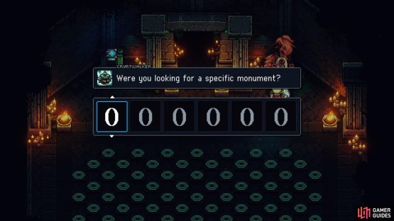Backers who got a code can input it with the Cryptwalker.