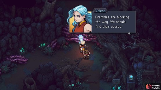 Brambles will be blocking your way quite a bit here in the Cursed Woods.
