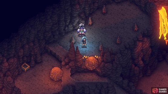 There will be another boulder to the north to use to progress in the dungeon.
