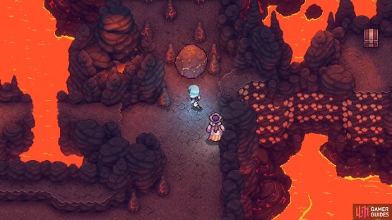 You will pass by this climbable wall, which leads to the third chest.