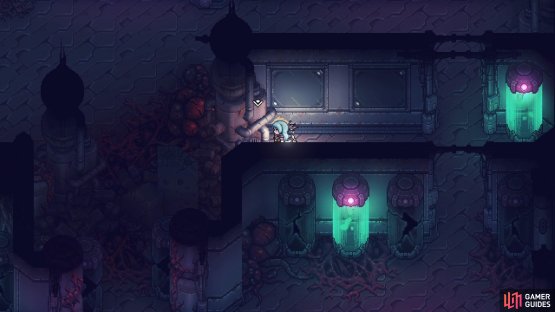There is a hidden Sapphire Ore at this spot, inside the building.