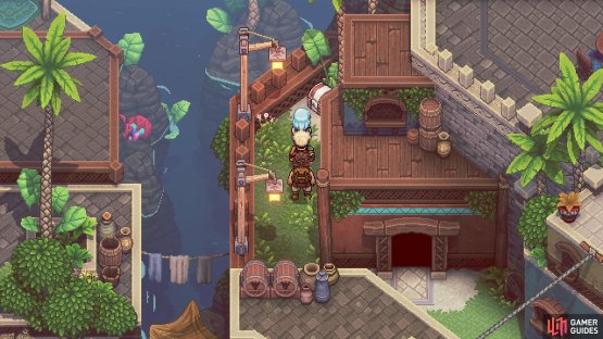 Check behind the building with the Chest Minigame to find this chest.