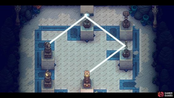 The solution needed for the middle pattern.