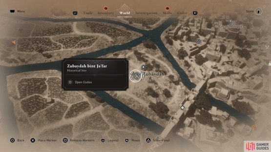 It&rsquo;s right outside of the city walls, southwest of the Iron Gate.