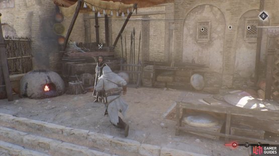 The Blacksmith is the NPC needed to upgrade your weapons