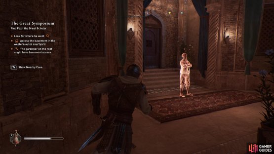 Speak with the gatekeeper and tell him the correct passphrase: &ldquo;Those Who Shall Return&rdquo;.