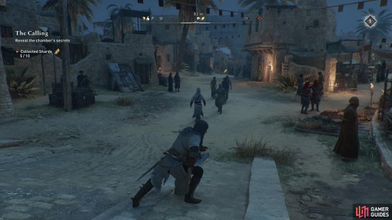 Once again, you may need to roam the area for a while before you find the relevant NPC.