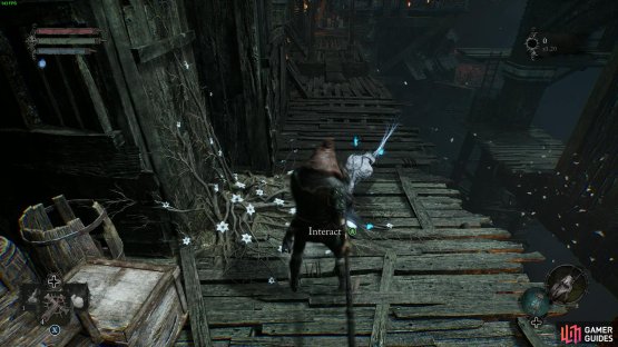 Set your Umbral Seed at the bottom of the Perch&rsquo;s shanty town, and then run this route towards the cave entrance where the elevator leads.