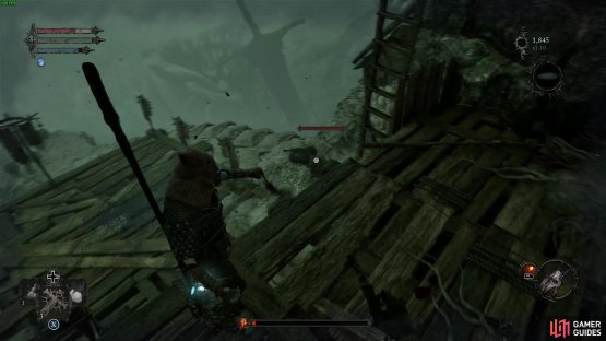 Lure the spikey enemies to the edge and drop on them for more damage.