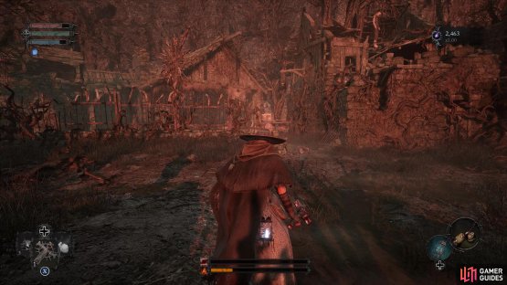 Head into this corner to find a chest