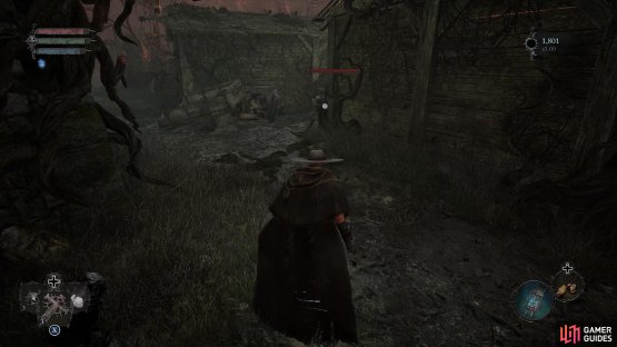 You&rsquo;ll find three enemies waiting at the entrance to the village.