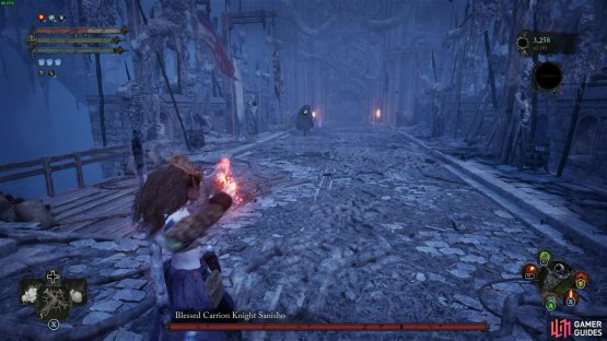 You must defeat the Carrion Knight boss to access the Tower of Penance.