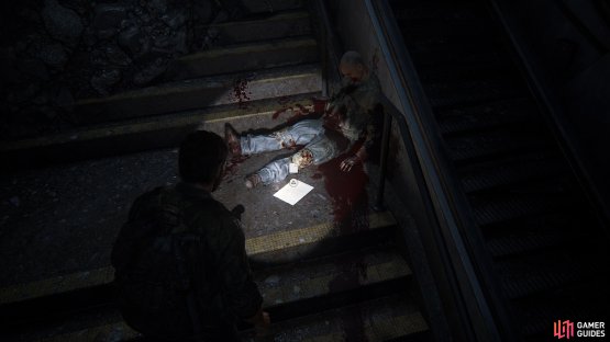 then head up the stairs and pickup the Firefly Map from the corpse