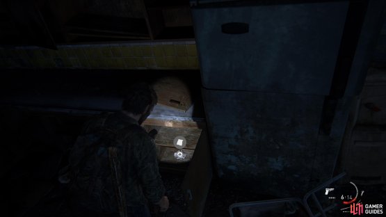Open the locked door with a Shiv to collect lots of resources