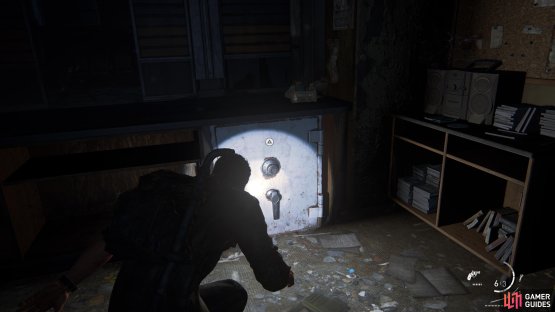then open the safe for 50 Parts.